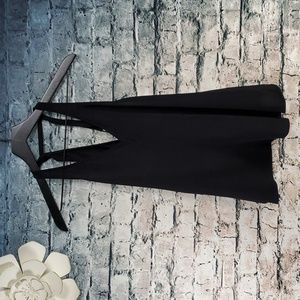 Anthropologie | Silence + Noise Gypsy Boho Goth Black Flutter Back Tank Top